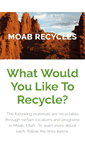 Mobile Screenshot of moabrecycles.org